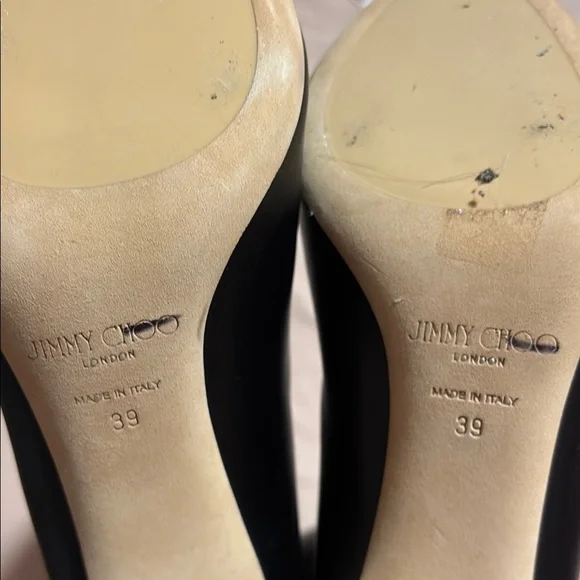 Jimmy Choo Black Heeled Boots - Picture 3 of 4